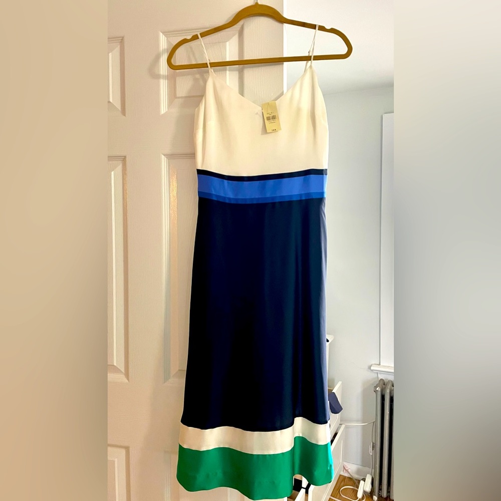 J Crew midi dress. New. Never worn.